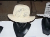 kapelusze :wykonane frywolitkš -Barbara Fijałkowska,w rodku wyk.szydełkiem Zofia Wieczorek